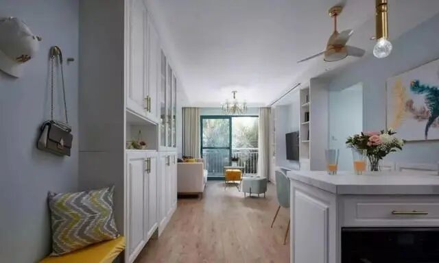 实用性与颜值并存的美式风两居室
