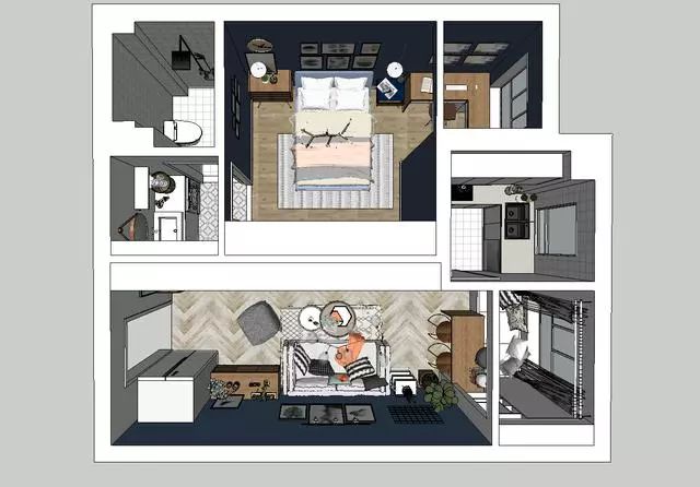 50㎡清新北歐兩居室，非常喜歡客廳的設計！ 生活 第2張
