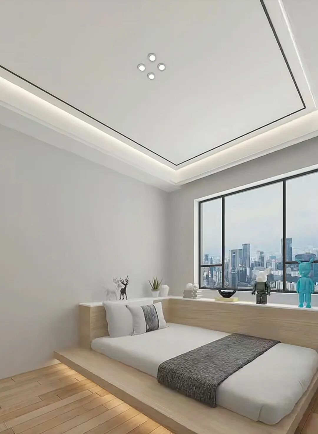 地臺床裝修過程_榻榻米床裝修效果_地臺床裝修效果圖