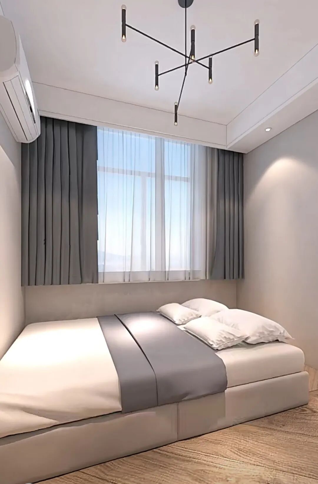 地臺床裝修過程_地臺床裝修效果圖_榻榻米床裝修效果