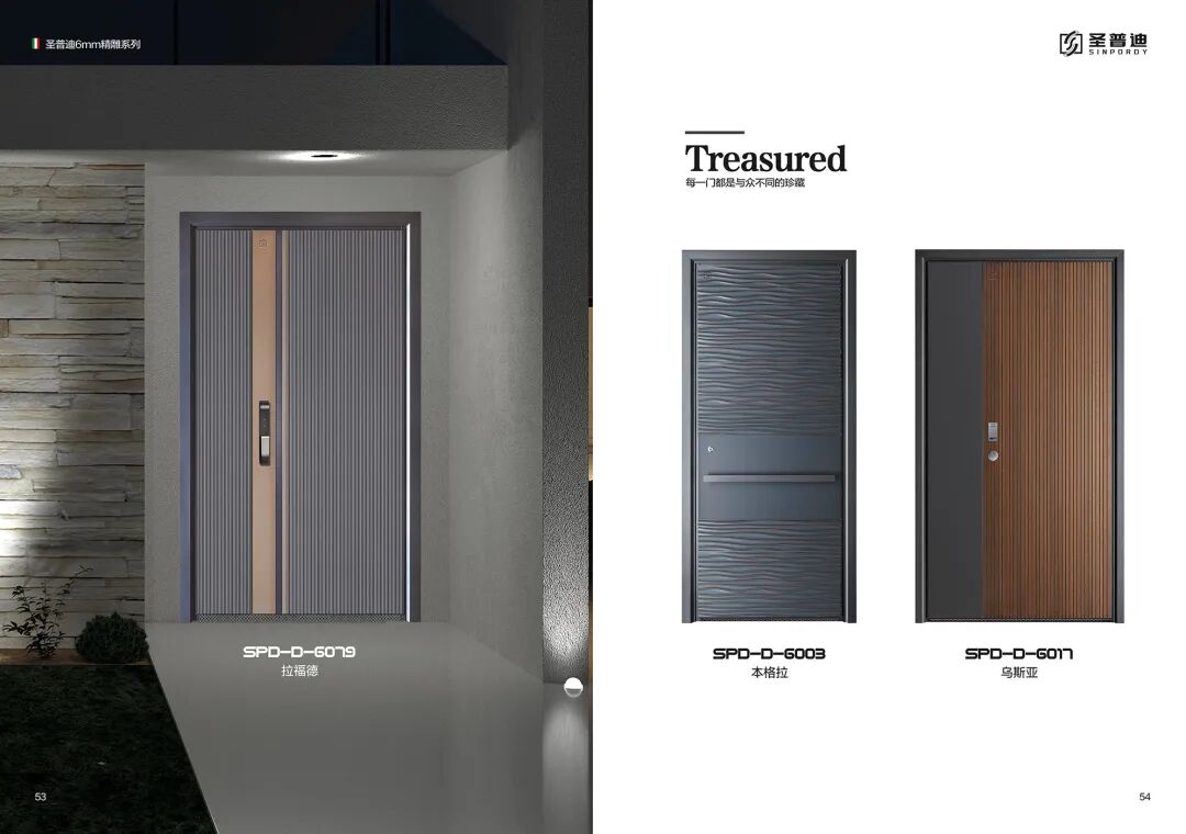 圣普迪私人定制意式系统装甲门！