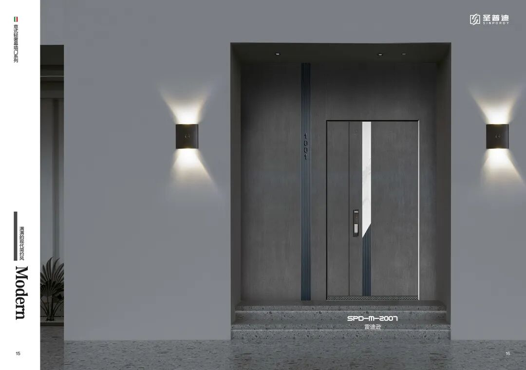 圣普迪私人定制意式系统装甲门！