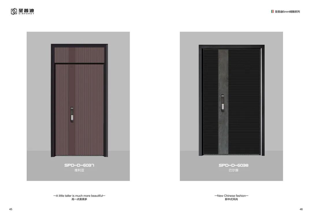 圣普迪私人定制意式系统装甲门！