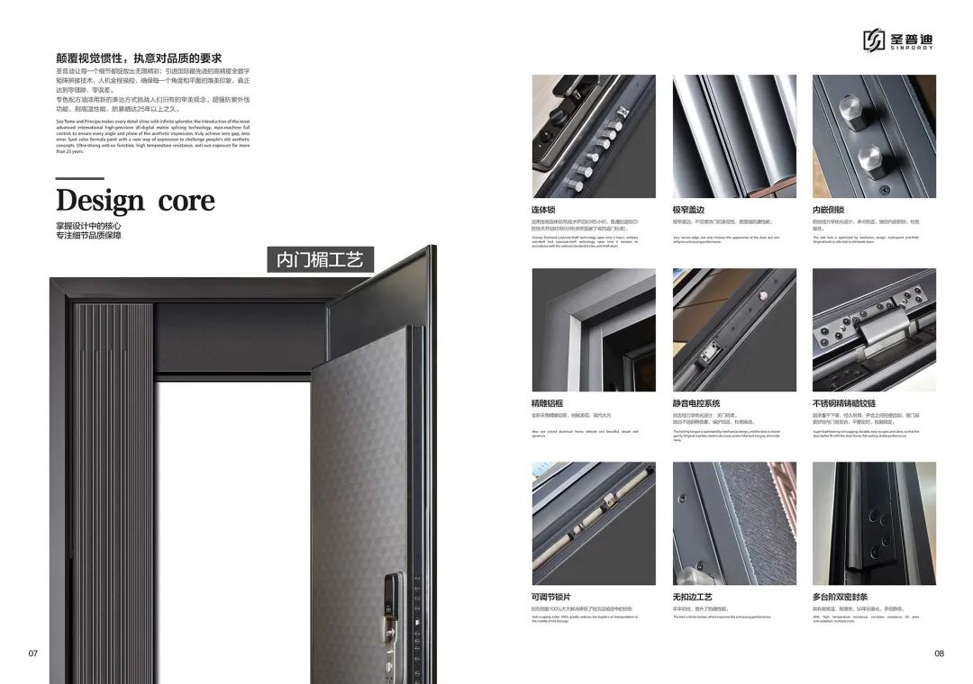 圣普迪私人定制意式系统装甲门！