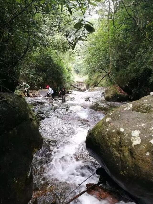 美丽壮观的德化上涌后宅瀑布群