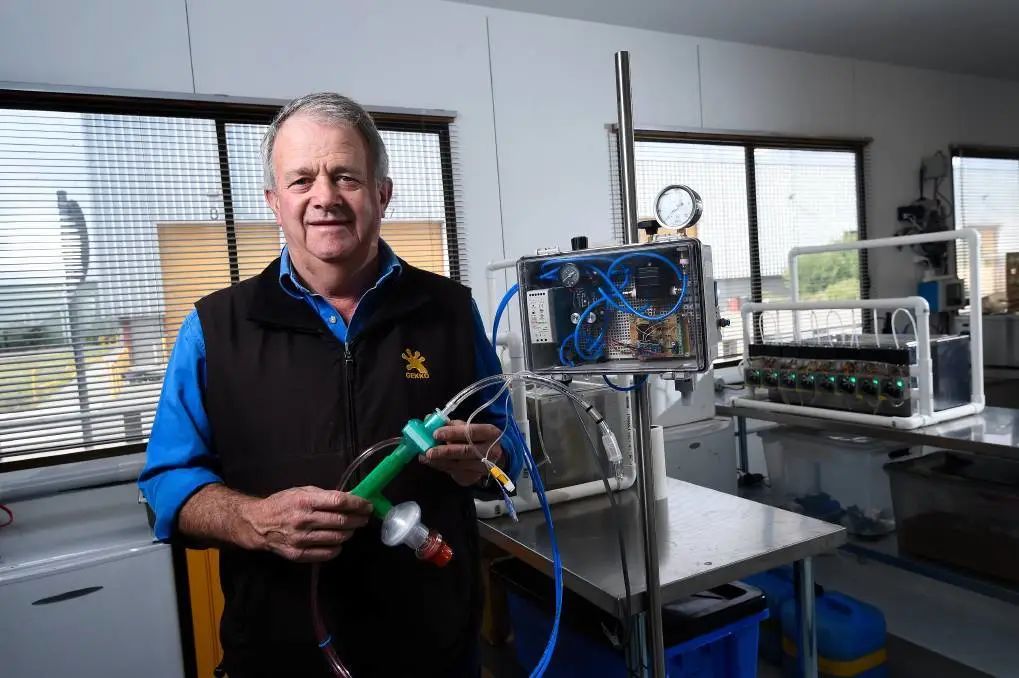 澳大利亚巴拉瑞特市矿产加工设备生产商生产医用呼吸机