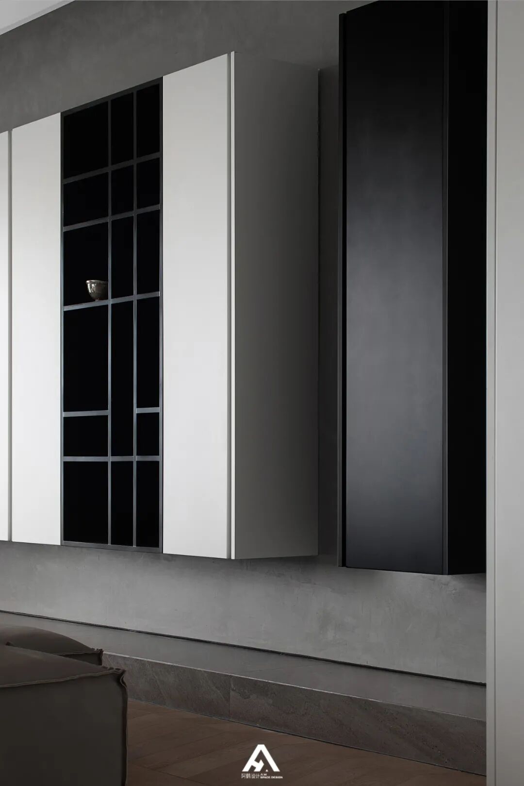 南昌阿鹤设计|200平湖景大宅洄游式布局把家当成美术馆艺术感满满