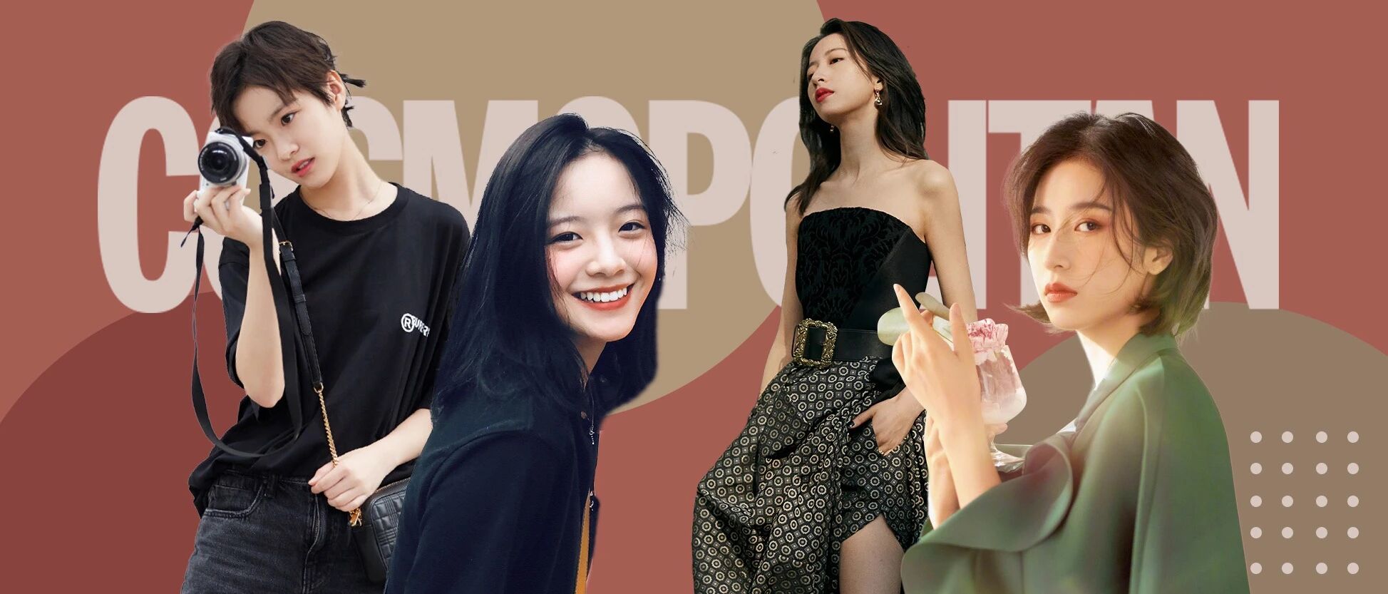 看了周雨彤李庚希的长发，我更想剪短头了