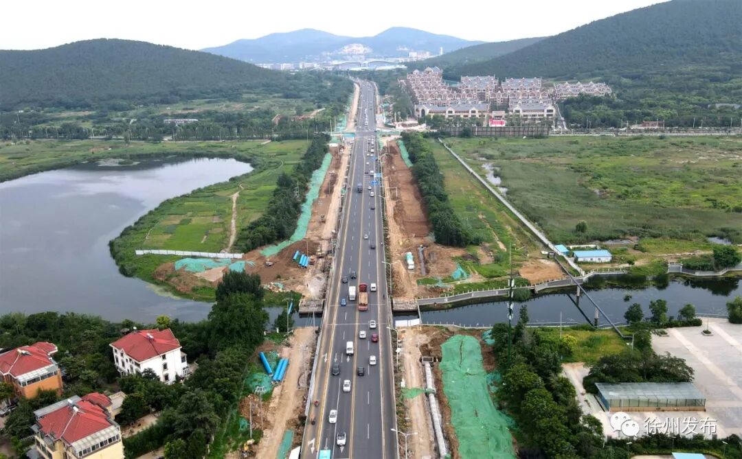 徐州三环快速路从c到o再近一点