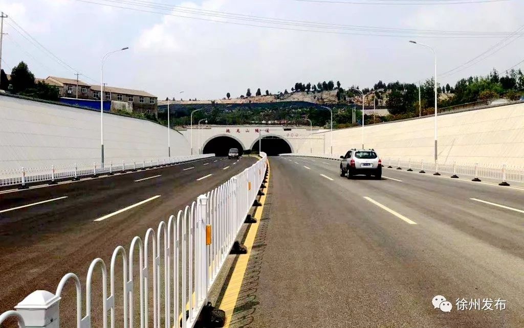 主城区第三条穿山隧道—拖龙山隧道通车啦 中国徐州网