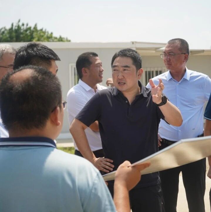 周诚副区长到公司污水处理厂项目现场调研