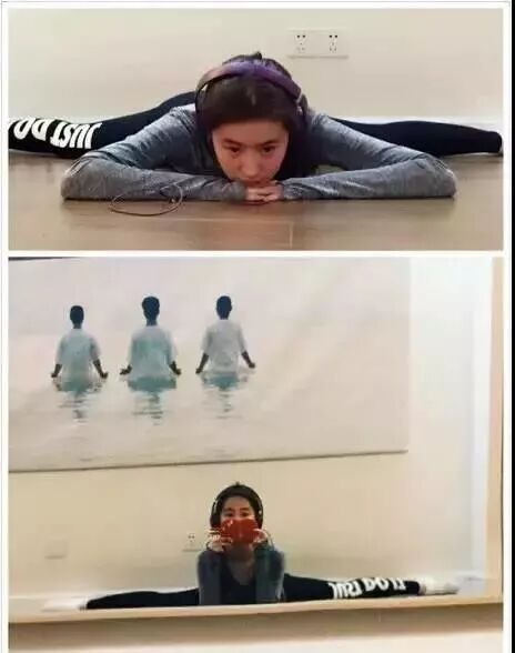 神仙姐姐刘亦菲也是瑜珈粉哦~