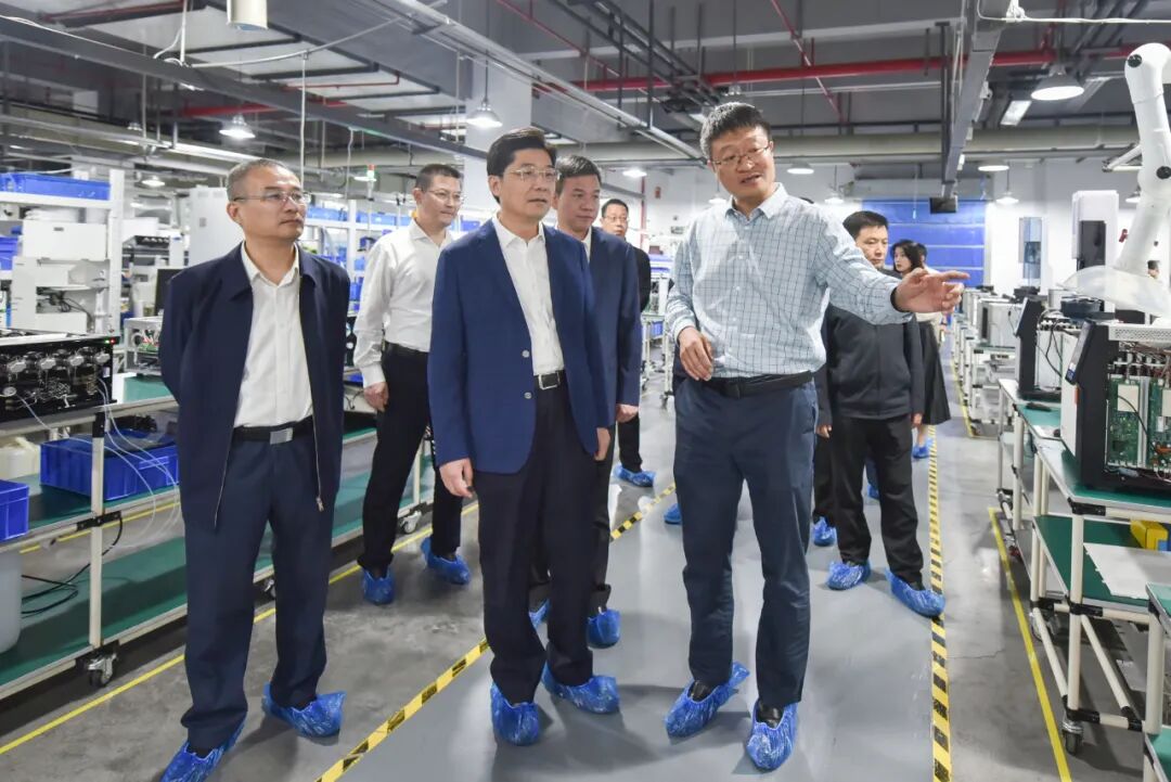 杭州市市長姚高員蒞臨譜育科技，調研先進制造業(yè)高質量發(fā)展工作