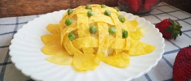 用剩饭做了这道向日葵喷香炒饭，孩子再也不吃零食了