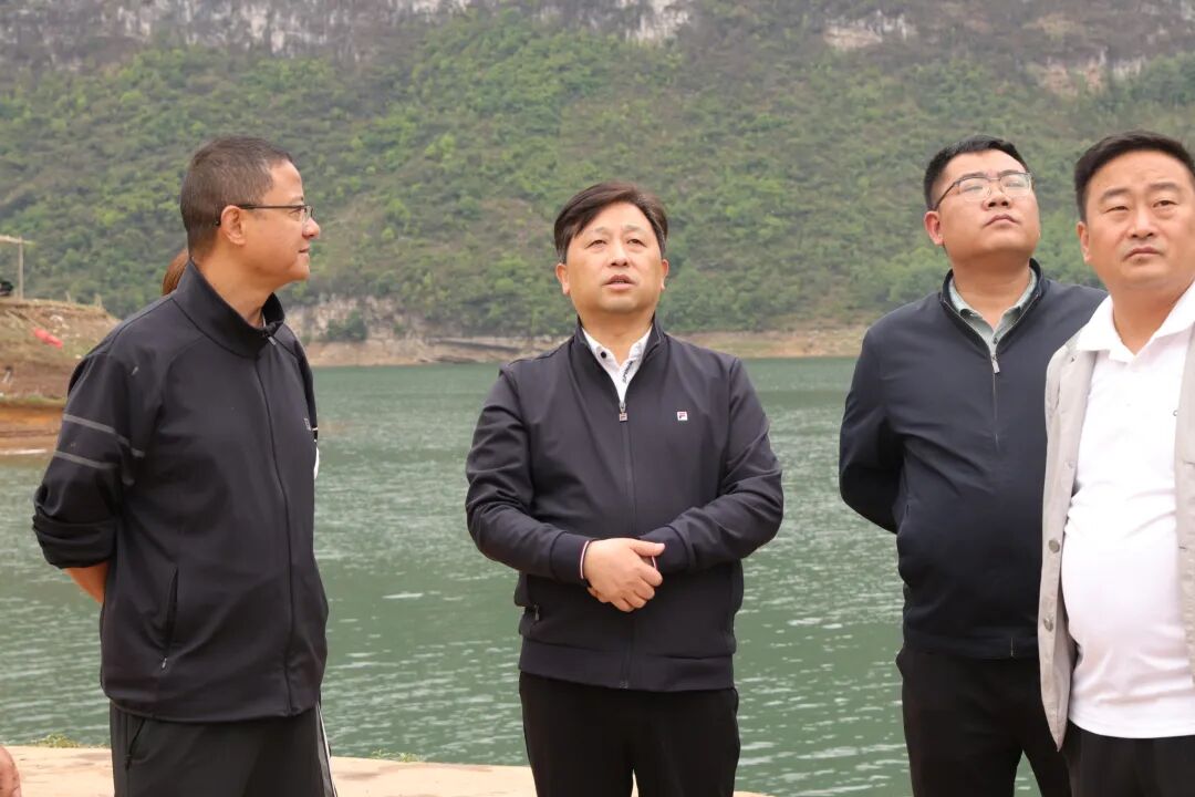 吴永康在新店镇调研