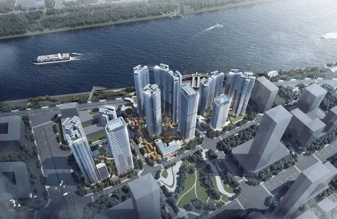 国际金融岛尖，曜玥湾铂森江海245㎡江景大平层！