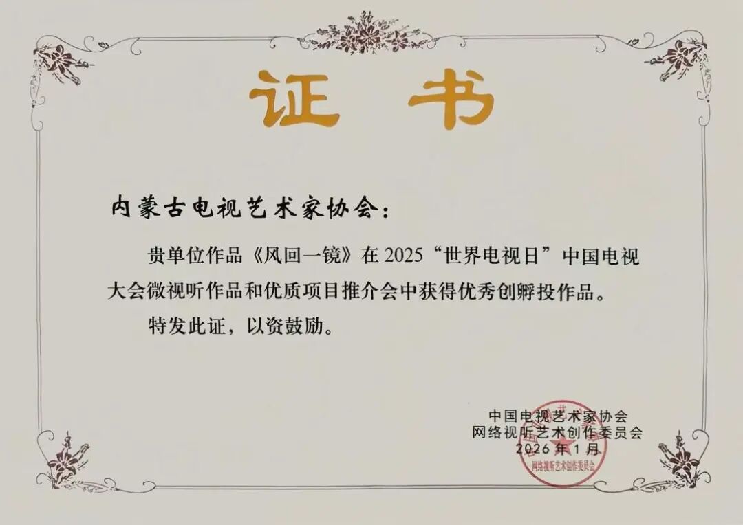 喜报：文旅微短剧项目《风回一镜》荣获全国优秀创孵投作品 第2张