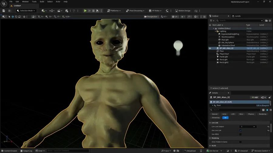 Sculpting Metahumans in Blender for Unreal Engine 5.6