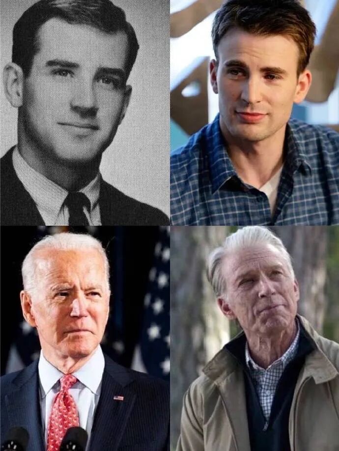 这让网友们有了一个大胆的猜想,于是他们迅速搜索了拜登年轻时的照片