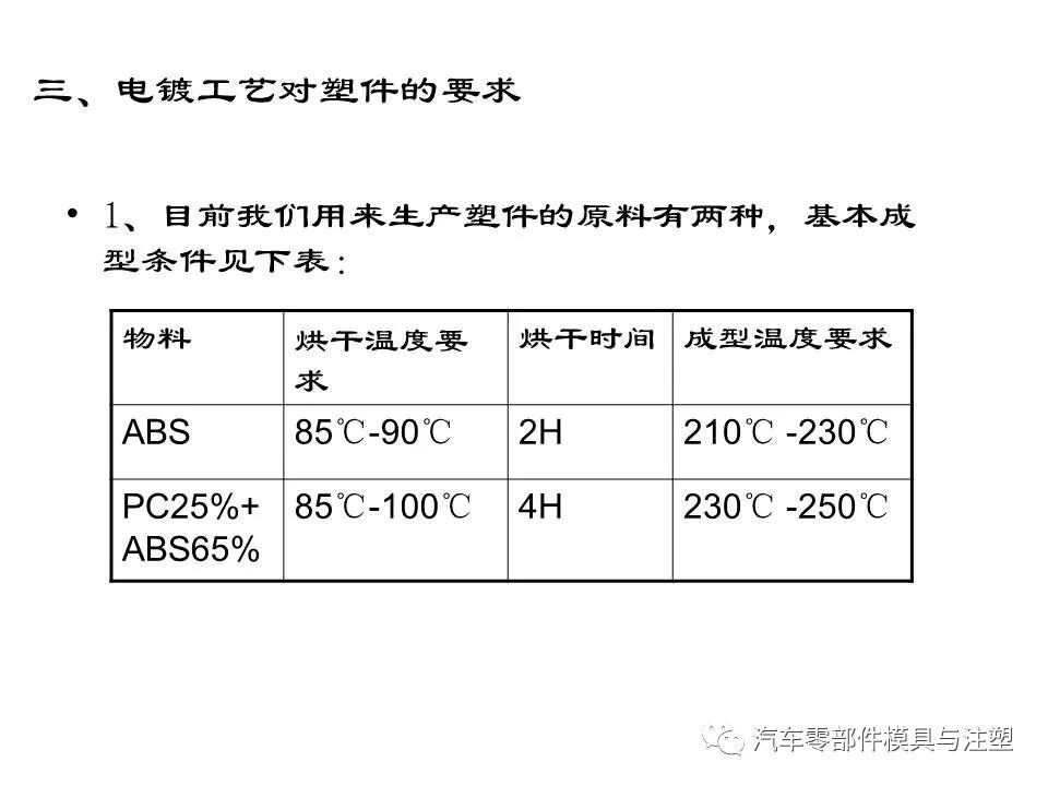 電鍍塑件模具制作及注塑要點的圖5