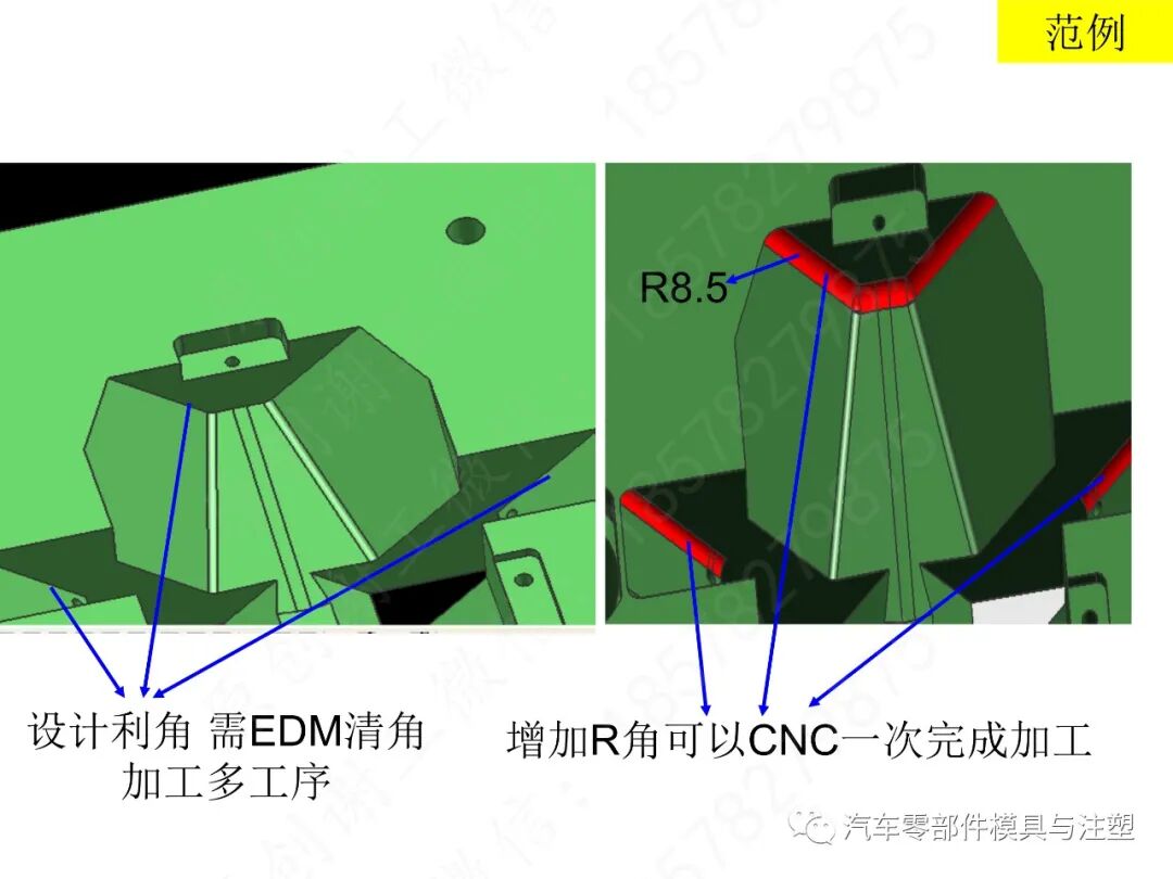 出口汽車模設計與加工注意事項的圖15