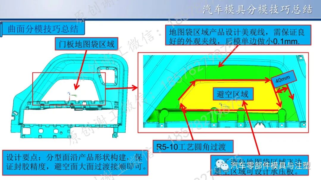原创 & 汽车模具分模技巧总结的图19
