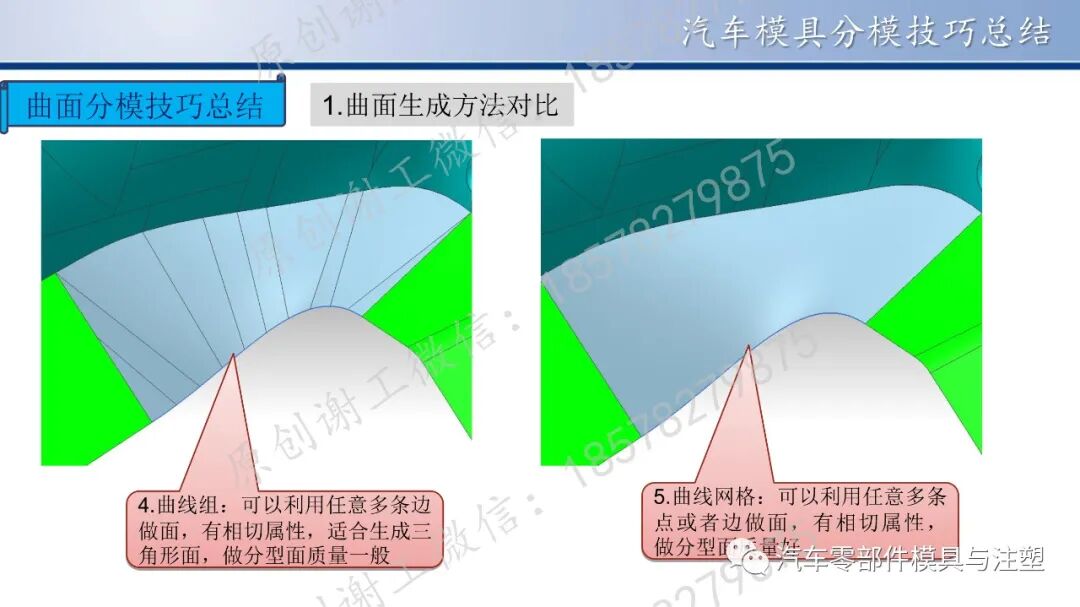 原创 & 汽车模具分模技巧总结的图4