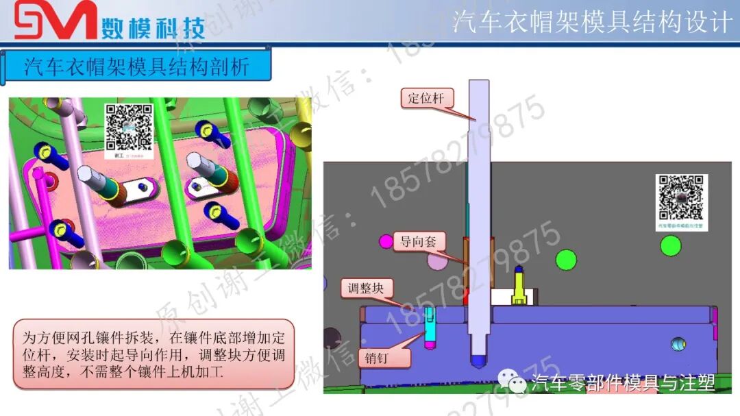 1米8的汽車模前模斜彈塊結構如何設計？的圖16