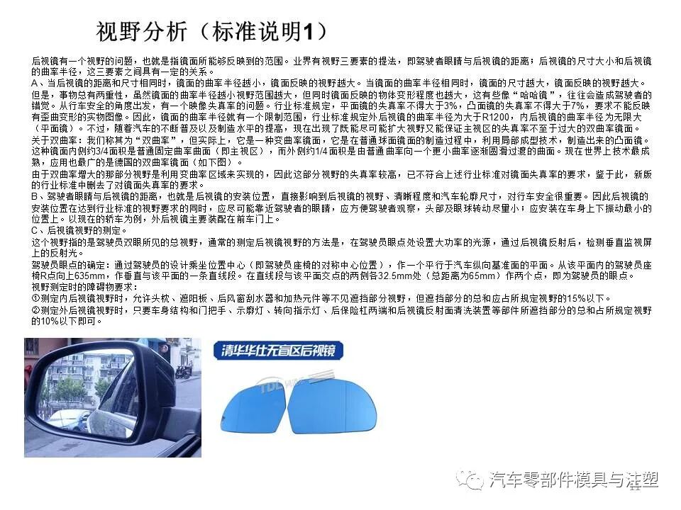 汽车外后视镜结构设计总结的图10