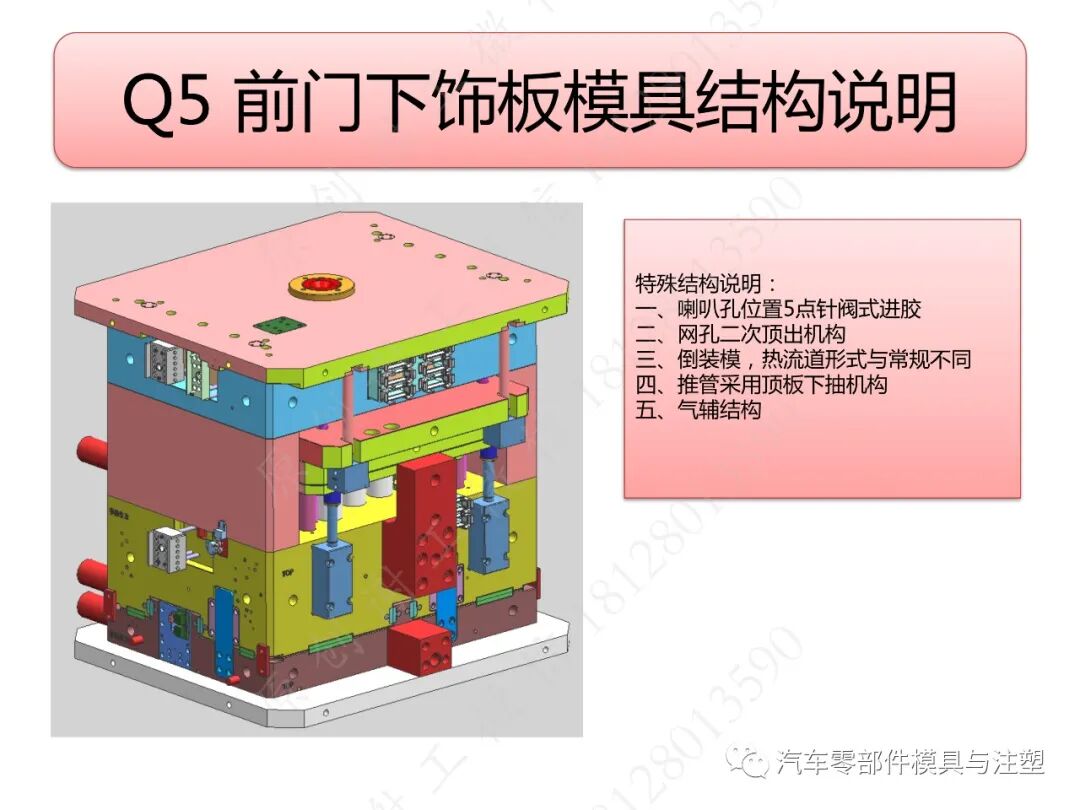 原创：汽车门板模具制造工艺的图2