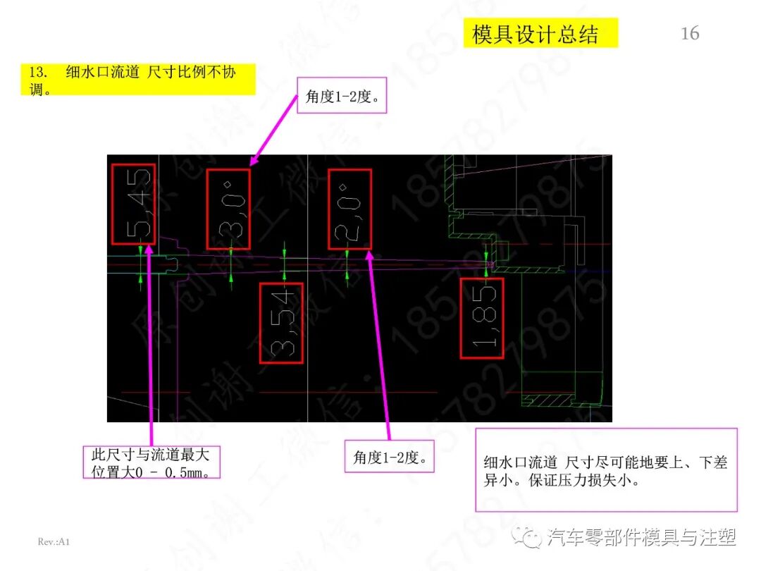 经典出口模具设计问题点总结的图16