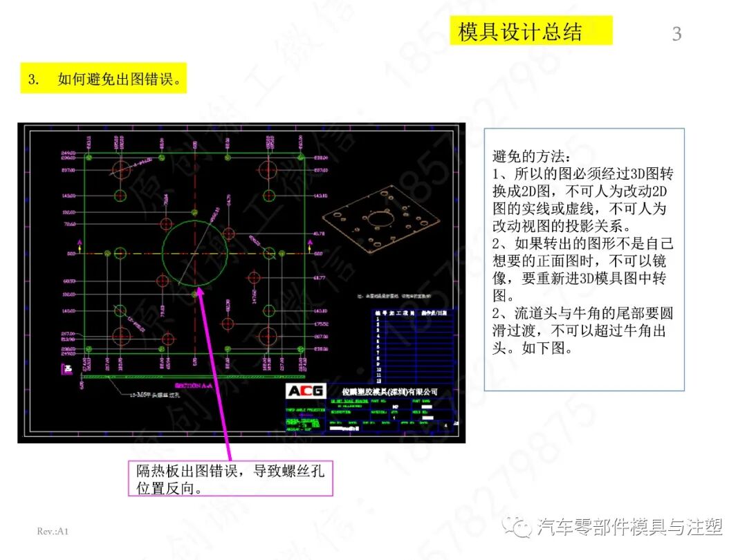 经典出口模具设计问题点总结的图3