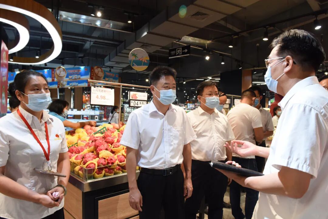 宋在军开展节前疫情防控安全生产消防安全和食品安全检查工作