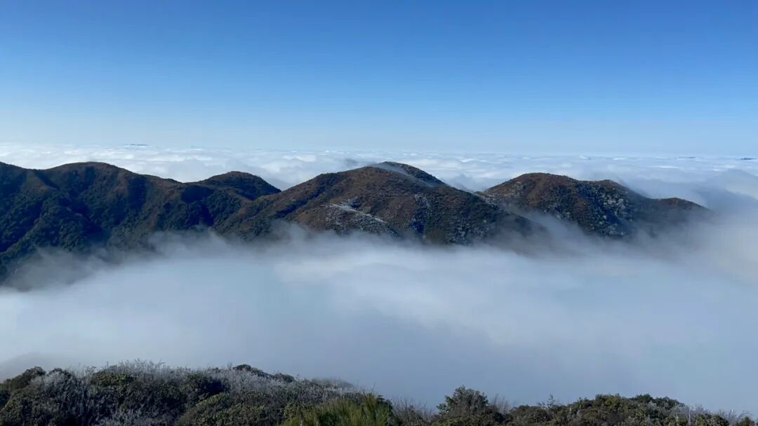 始兴最高峰观音栋云海翻涌宛如仙境