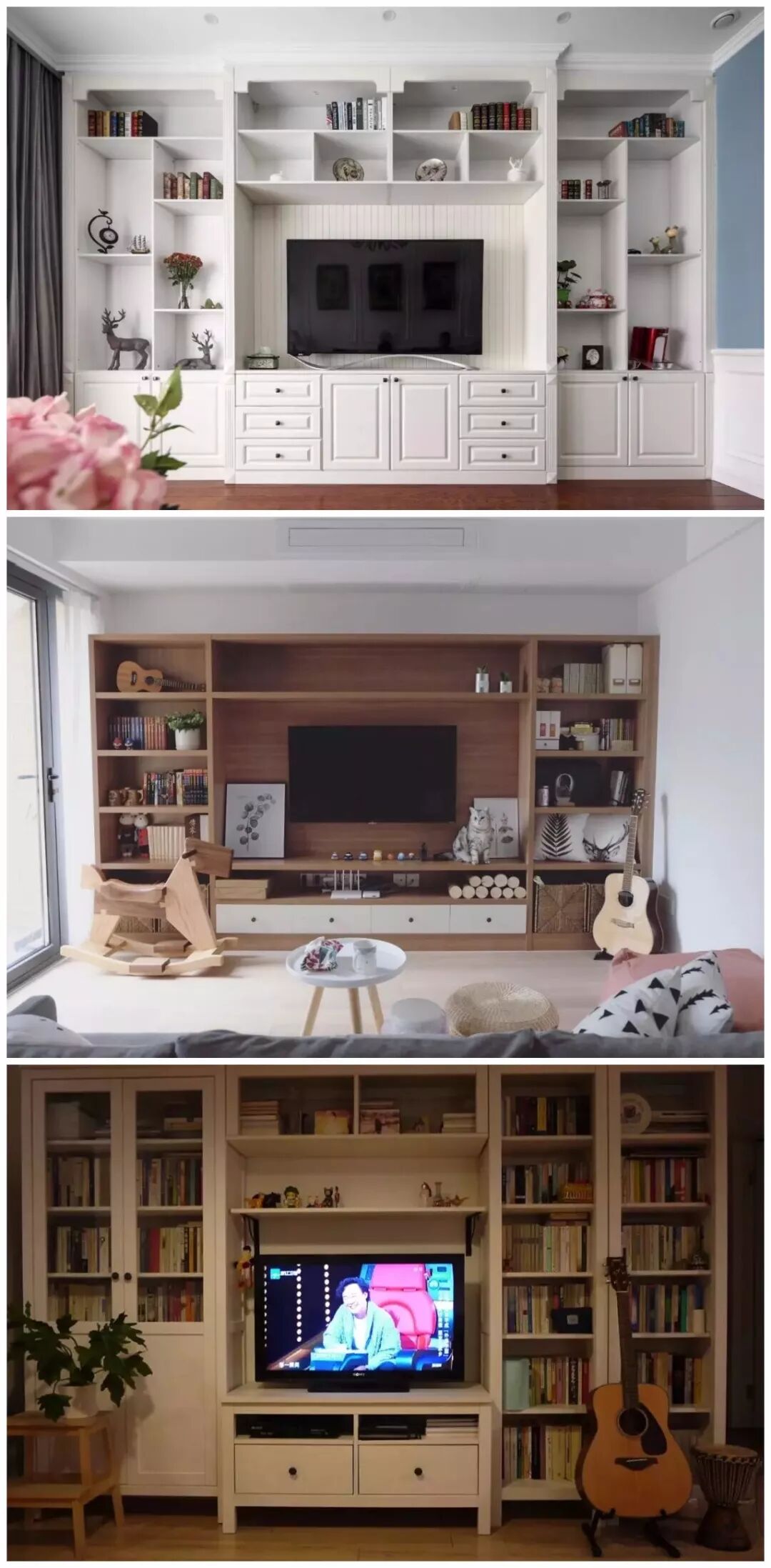 电视背景墙的收纳设计