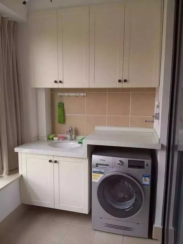 陽臺洗衣機+收納櫃，這樣的設計美觀又實用！ 家居 第21張