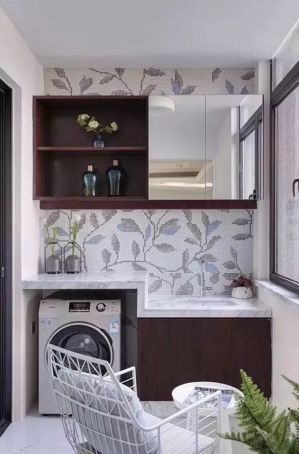 陽臺洗衣機+收納櫃，這樣的設計美觀又實用！ 家居 第10張