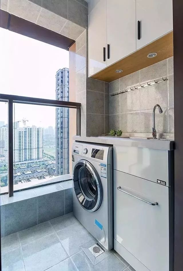 陽臺洗衣機+收納櫃，這樣的設計美觀又實用！ 家居 第8張