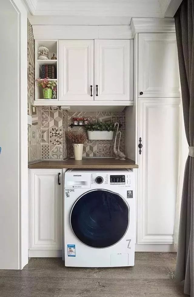 陽臺洗衣機+收納櫃，這樣的設計美觀又實用！ 家居 第2張