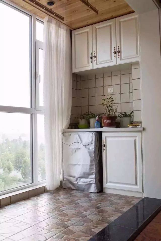 陽臺洗衣機+收納櫃，這樣的設計美觀又實用！ 家居 第4張