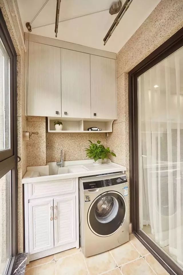 陽臺洗衣機+收納櫃，這樣的設計美觀又實用！ 家居 第15張