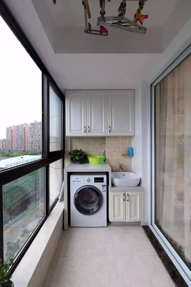 陽臺洗衣機+收納櫃，這樣的設計美觀又實用！ 家居 第16張