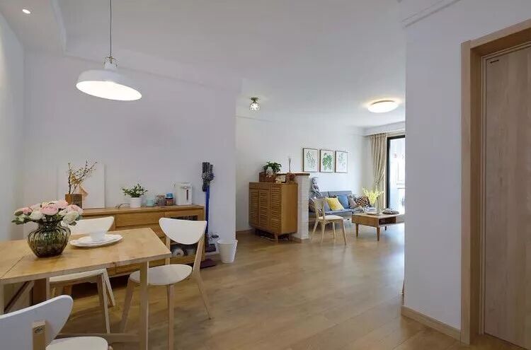 70平简约舒适小户型案例，北欧与日式混搭，集收纳和颜值于一体