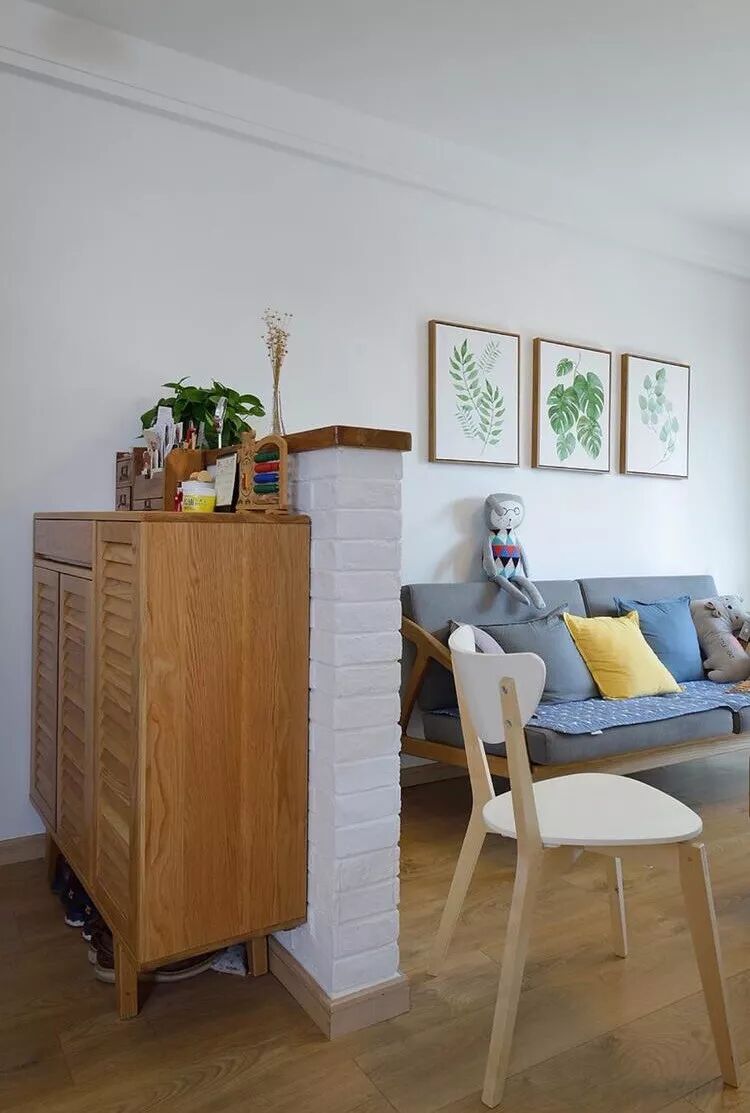 70平简约舒适小户型案例，北欧与日式混搭，集收纳和颜值于一体