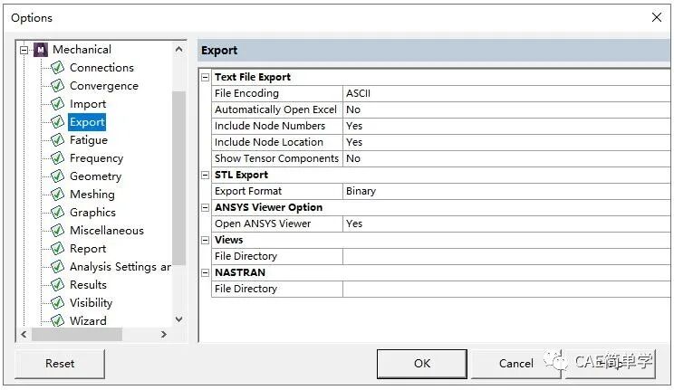 ANSYS Workbench模型对称简化计算及节点结果导出方法的图13