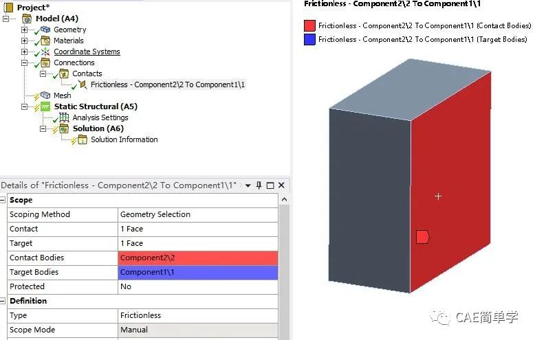 ANSYS Workbench结构过盈配合分析的图4