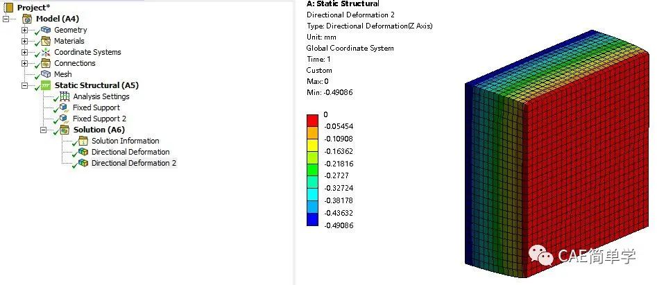 ANSYS Workbench结构过盈配合分析的图11