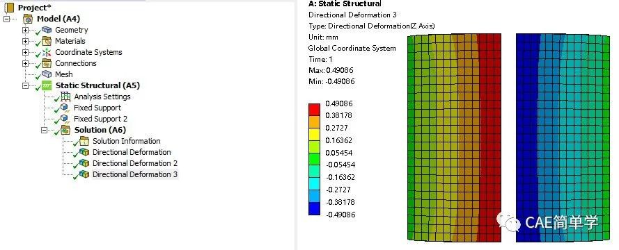 ANSYS Workbench结构过盈配合分析的图12