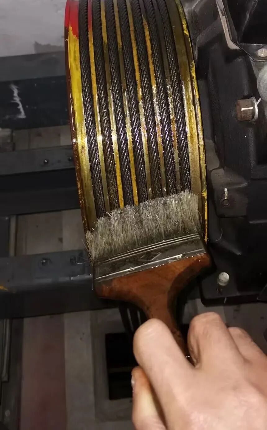 天冷了，这个钢丝绳去油泥装置怎么样？