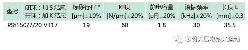 VT17抗扭力压电促动器